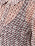 sheer shirt dress