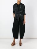 polka dot tie waist jacket