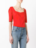 sweetheart neck blouse