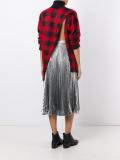 checked sweater
