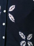 floral intarsia cardigan