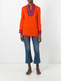 embroidered tunic top