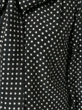 polka dot blouse