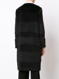 collarless coat