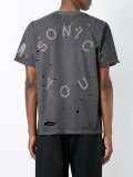 'Sonic You' embellished distressed T-shirt