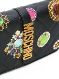 jewel print wallet crossbody bag