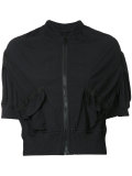 cropped bomber jacket