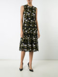 floral lace panel dress 