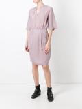 belt detail shift dress