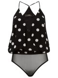 v-neck bodysuit