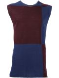 colour block knit top