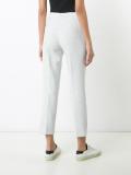 straight cropped trousers