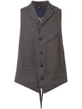 buttoned waistcoat