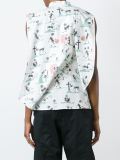 diagonal drape shirt