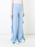 draped side detail trousers 