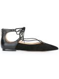 pointed toe ballerinas
