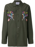 embroidered ducks shirt 