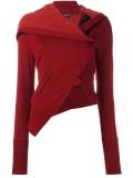 asymmetric cropped jacket