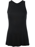 frill hem blouse