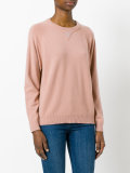 knitted long sleeve sweatshirt