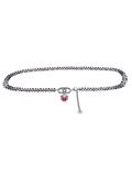 crystal chain CC charm belt
