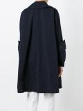 layered cuff coat