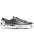 printed sole sneakers