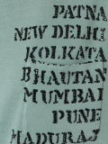 embellished patch T-shirt 