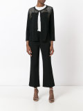 paneled cardigan