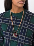 strass pendant necklace