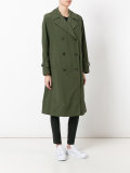 double-breasted shift coat