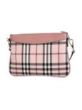 checked crossbody bag