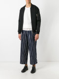 striped cropped pants 