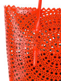 circular pattern perforated tote