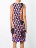 abstract print dress