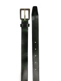 studded two-tone buckle belt