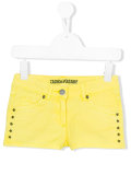 star studded denim shorts