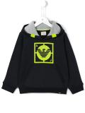 neon logo hoodie