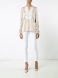 gathered cuffs blouse