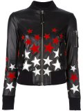 star patch bomber jacket