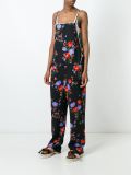 floral print dungarees