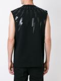 lightning bolt print tank