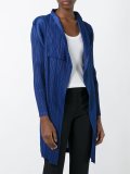 pleated draped ligthweight coat