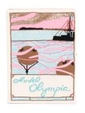 'Hotel Olympia' book clutch