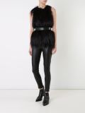 long goat hair vest