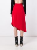 asymmetrical ruffle skirt