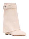 'Shark Lock' ankle boots