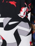 multi print dress