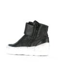 extended sole hi-top sneakers
