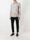 aquamarine print shirt